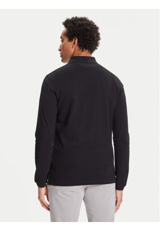 Barbour Polo Tartan MML0705BK31 Czarny Regular Fit. Typ kołnierza: polo. Kolor: czarny. Materiał: bawełna