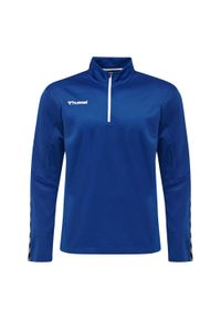 Bluza do piłki ręcznej dla dzieci Hummel demi-zip hml AUTHENTIC. Kolor: niebieski. Materiał: materiał. Sport: fitness #1