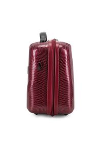 Wittchen - Komplet walizek z polikarbonu jednokolorowych. Kolor: czerwony. Materiał: guma #6