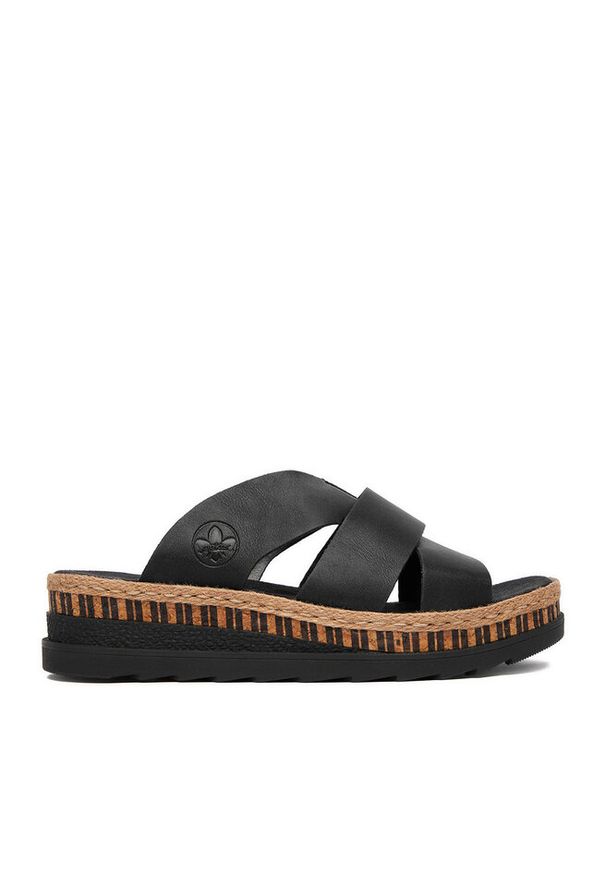 Klapki Rieker. Kolor: czarny