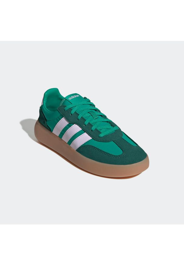 Adidas - Buty damskie ADIDAS Barreda Decode. Kolor: zielony. Materiał: nylon, guma, kauczuk, zamsz. Sport: turystyka piesza