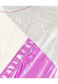 ISABEL MARANT - Liliowa bluza z wiązaniem Minelia. Kolor: różowy, wielokolorowy, fioletowy. Materiał: bawełna. Długość rękawa: długi rękaw. Długość: długie. Wzór: aplikacja #2