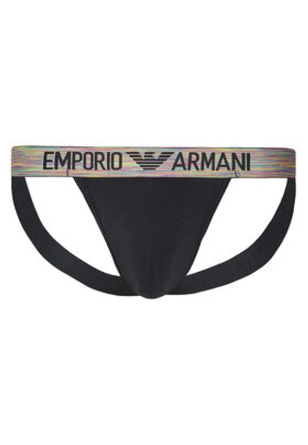 Emporio Armani Underwear Komplet 2 par slipów Jock Strap EM000257 AF10798 MC104 Kolorowy. Materiał: bawełna. Wzór: kolorowy