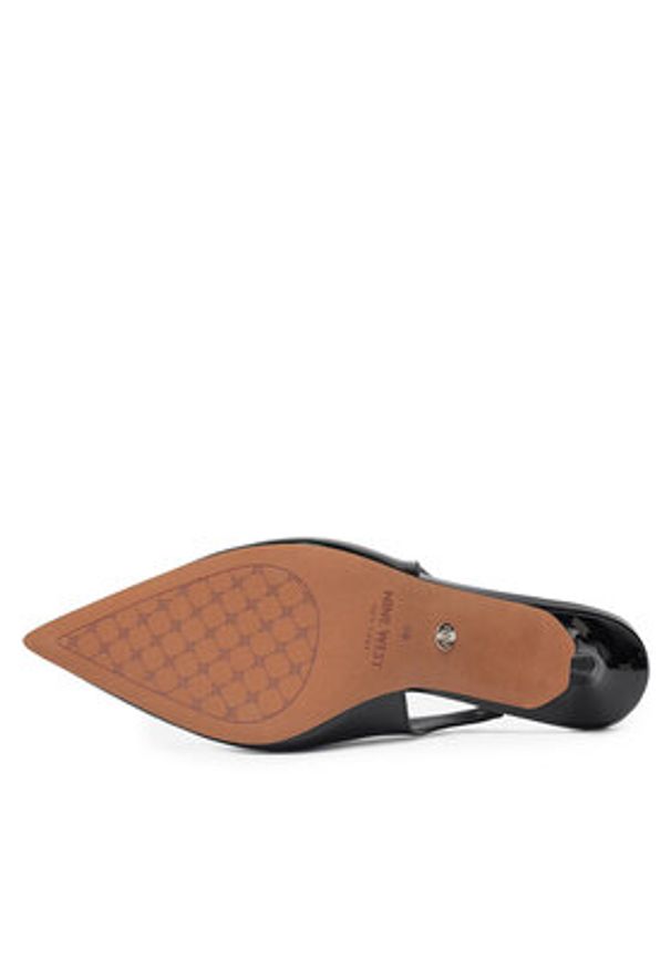 Nine West Sandały SX005-01 Czarny. Kolor: czarny. Materiał: skóra