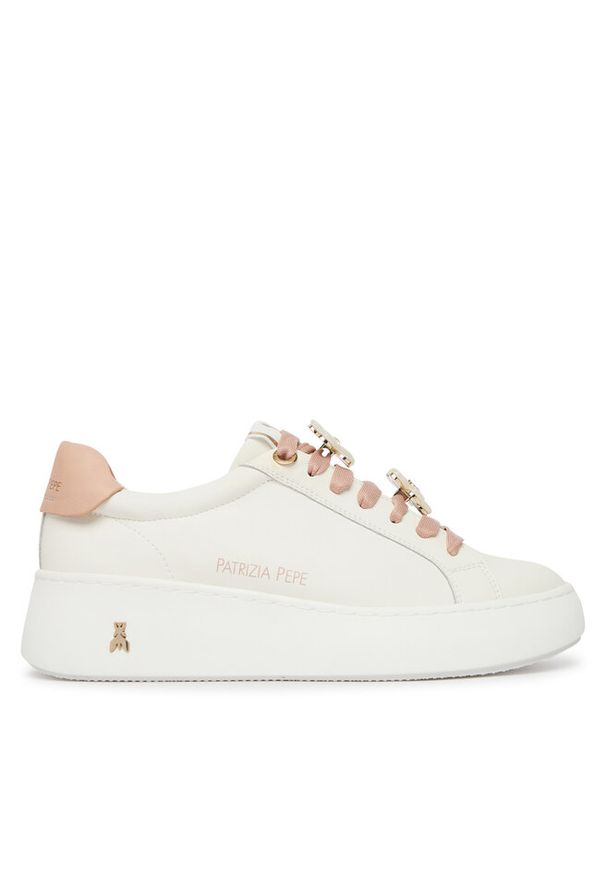 Sneakersy Patrizia Pepe. Kolor: biały