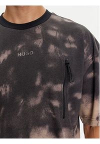 Hugo T-Shirt Doforesto 50516681 Brązowy Oversize. Kolor: brązowy. Materiał: bawełna #5