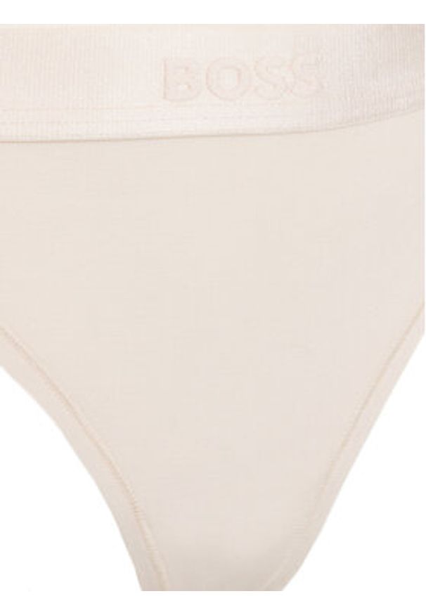 BOSS Stringi 50520398 Różowy. Kolor: różowy. Materiał: bawełna