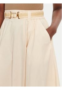 TwinSet - TWINSET Spódnica trapezowa 251TT202J Écru Regular Fit. Materiał: bawełna #4