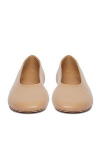Gino Rossi - GINO ROSSI Baleriny C-V2127-241 Beżowy. Kolor: beżowy. Materiał: skóra #6