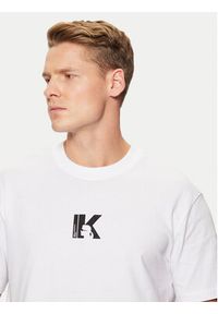 Karl Lagerfeld Jeans T-Shirt A1M17044 Biały Regular Fit. Kolor: biały. Materiał: bawełna