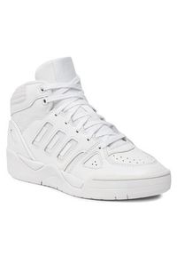 Adidas - adidas Sneakersy Midcity Mid IF6665 Biały. Kolor: biały. Materiał: skóra