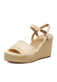 DeeZee Espadryle E0822-4A Beżowy. Kolor: beżowy. Materiał: materiał #7