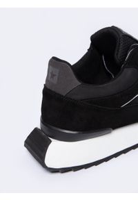 Big-Star - Sneakersy męskie z zamszowymi wstawkami czarne NN174321 906. Kolor: czarny. Materiał: zamsz. Sport: fitness #8