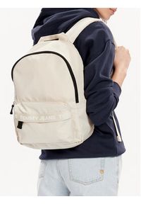 Tommy Jeans Plecak Tjw Essential Backpack AW0AW1448 Beżowy. Kolor: beżowy. Materiał: materiał