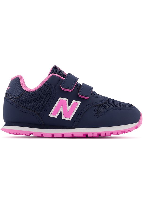 Buty New Balance IV500WP1 – granatowe. Okazja: na co dzień. Zapięcie: rzepy. Kolor: niebieski. Materiał: syntetyk, materiał. Szerokość cholewki: normalna. Sport: turystyka piesza