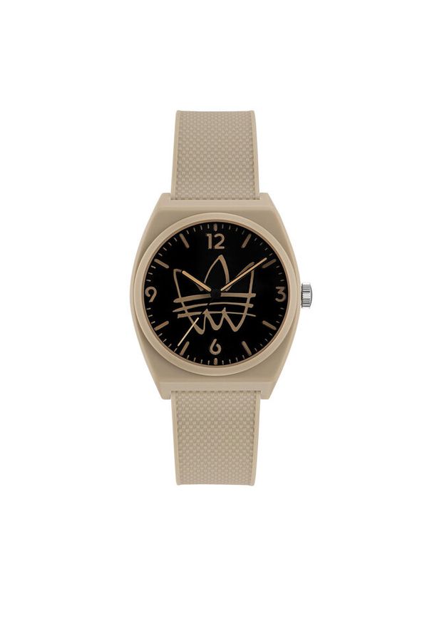 Beżowy zegarek Adidas street Zegarki damskie
