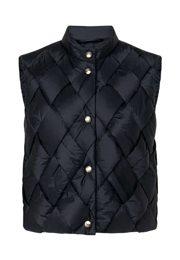 JOOP! Bezrękawnik Vroni2 30103458 Granatowy Regular Fit. Kolor: niebieski. Materiał: syntetyk. Długość rękawa: bez rękawów