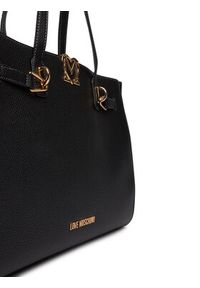 Love Moschino - LOVE MOSCHINO Torebka JC4124PP1OLM0000 Czarny. Kolor: czarny. Materiał: skórzane #5