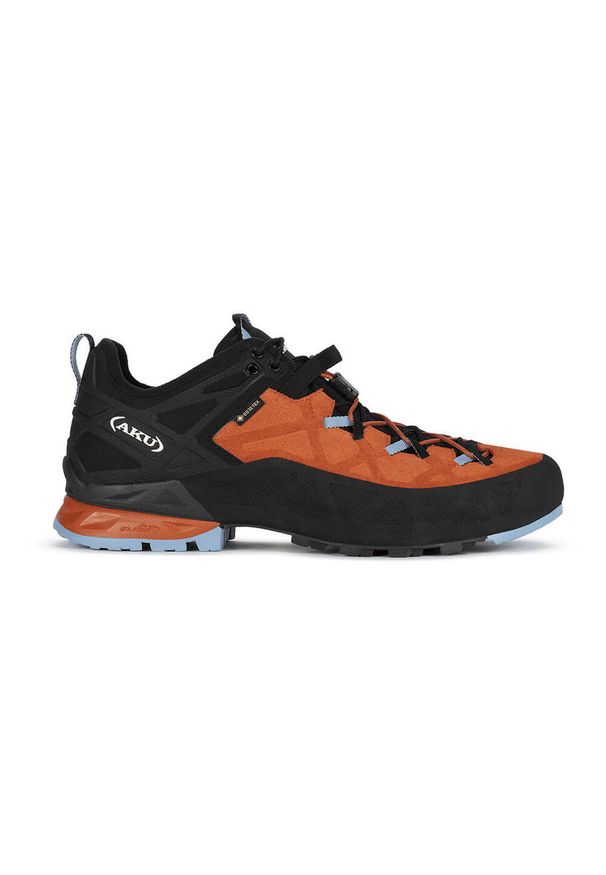 Aku - Buty podejściowe męskie AKU M'S ROCK DFS GTX. Kolor: czerwony, pomarańczowy, wielokolorowy. Materiał: syntetyk, zamsz, materiał