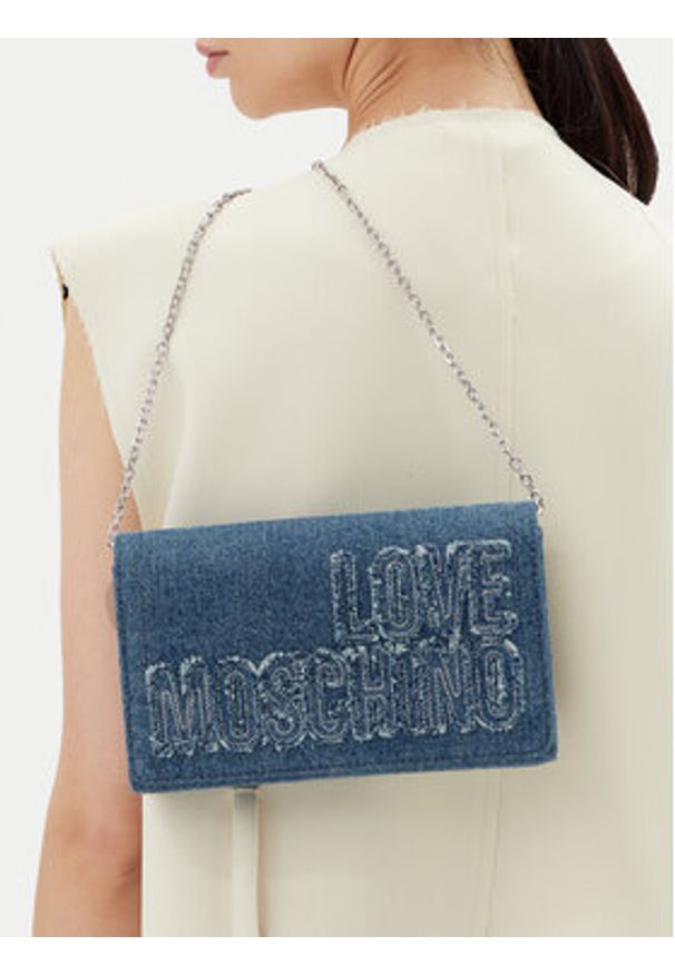 Love Moschino - LOVE MOSCHINO Torebka JC4247PP0MKM0750 Niebieski. Kolor: niebieski