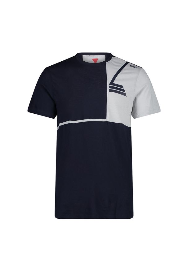 Koszulka CMP. Kolor: niebieski, wielokolorowy, biały. Sezon: lato. Sport: turystyka piesza