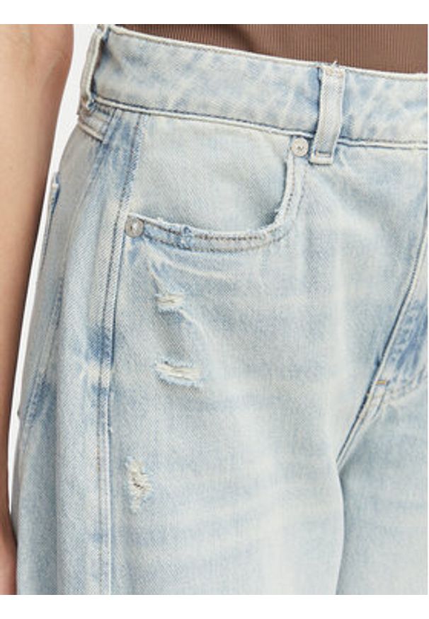 BOSS Jeansy 50558722 Niebieski Balloon Fit. Kolor: niebieski