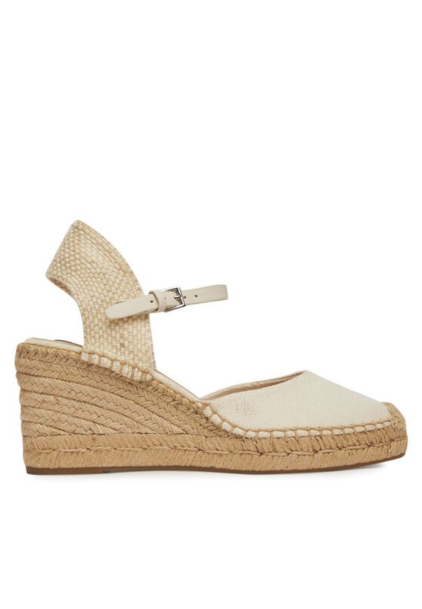 Lauren Ralph Lauren - LAUREN RALPH LAUREN Espadryle Robby 802961836004 Biały. Kolor: biały. Materiał: materiał