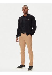 Aeronautica Militare Kardigan 252MA1580UL00506 Czarny Regular Fit. Kolor: czarny. Materiał: bawełna #4