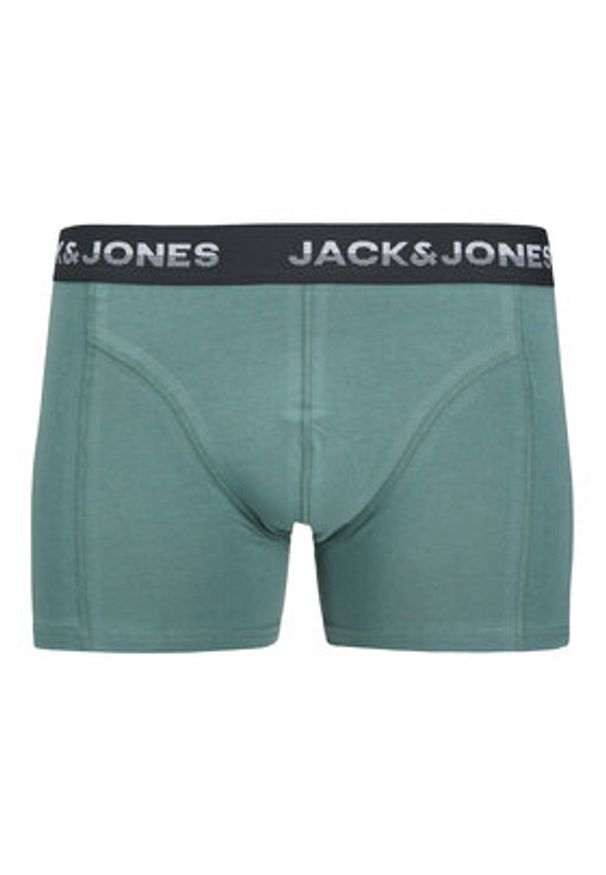 Jack & Jones Komplet 5 par bokserek Maxwell 12283390 Zielony. Kolor: zielony. Materiał: bawełna