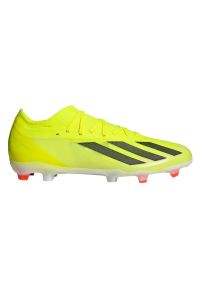 Adidas - Buty piłkarskie adidas X Crazyfast Pro Fg M IG0601 żółte. Kolor: żółty. Materiał: materiał. Szerokość cholewki: normalna. Sport: piłka nożna #1