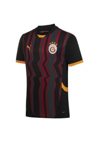 Puma - Męska koszulka Galatasaray SK 24/25 PUMA Black Intense Orange. Kolor: żółty, wielokolorowy, pomarańczowy, czarny