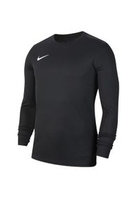 Nike - Męska Koszulka Z Długim Rękawem Park VII. Kolor: czarny. Długość rękawa: długi rękaw. Długość: długie