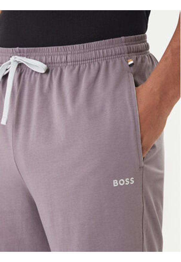 BOSS Szorty sportowe Mix&Match 50515314 Fioletowy Regular Fit. Kolor: fioletowy. Materiał: bawełna. Styl: sportowy