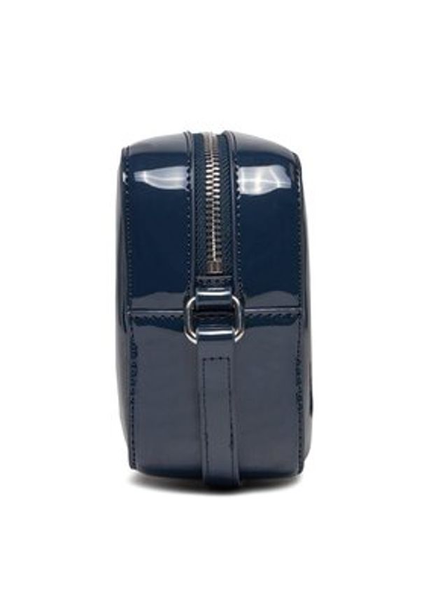 Tommy Jeans Torebka Tjw Ess Must Camera Bag Patent AW0AW15826 Granatowy. Kolor: niebieski. Materiał: skórzane