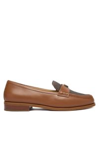 MICHAEL Michael Kors Loafersy Lec Loafer 40F5LXFP1B Brązowy. Kolor: brązowy. Materiał: skóra #1