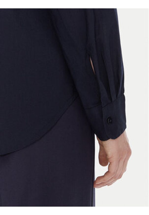 United Colors of Benetton - United Colors Of Benetton Koszula 5WPQDQ0AX Granatowy Regular Fit. Kolor: niebieski. Materiał: bawełna