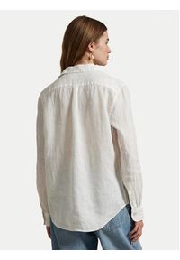 Polo Ralph Lauren Koszula 211970730001 Biały Classic Fit. Typ kołnierza: polo. Kolor: biały. Materiał: len #3
