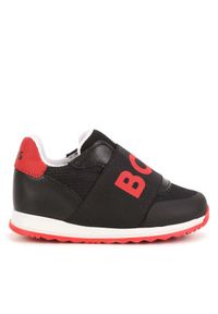 BOSS - Boss Sneakersy J09203 S Czarny. Kolor: czarny. Materiał: skóra #1