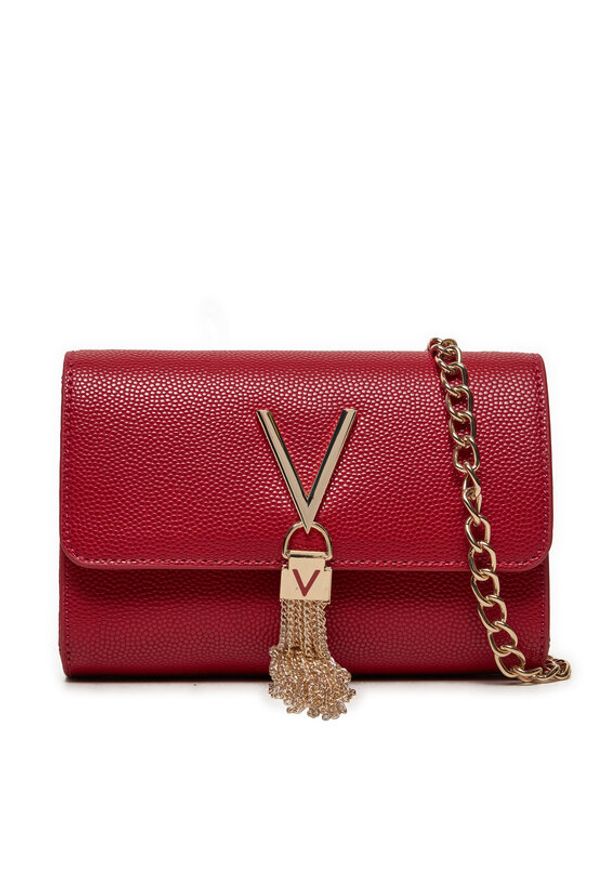 VALENTINO - Valentino Torebka Divina VBS1R403G Czerwony. Kolor: czerwony. Materiał: skórzane