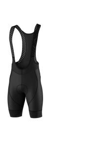 BIEMME - Spodenki rowerowe męskie Biemme Legend Eco 25 na szelkach. Kolor: czarny