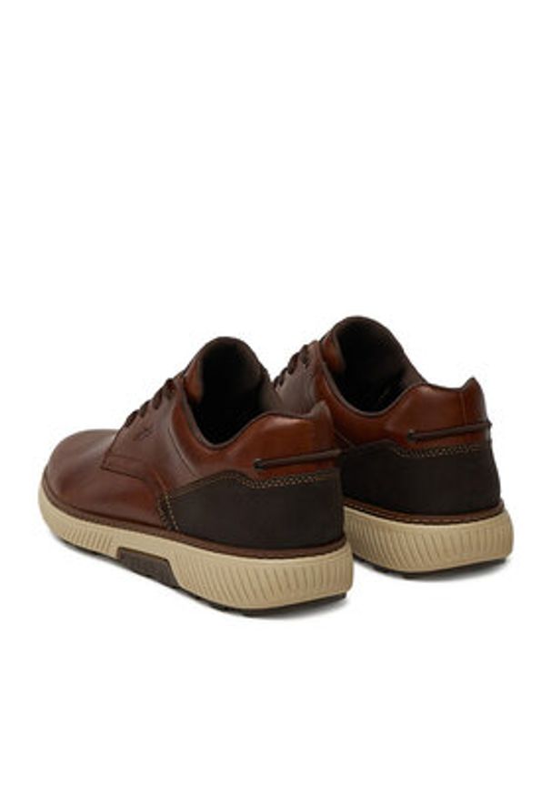 Rieker Sneakersy B3313-24 Brązowy. Kolor: brązowy. Materiał: skóra