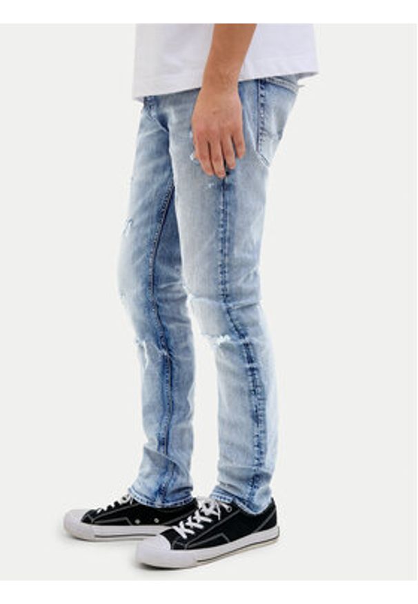 Jack & Jones - Jack&Jones Jeansy Glenn 12261699 Niebieski Slim Fit. Kolor: niebieski