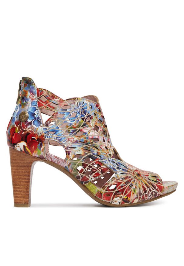 Laura Vita Sandały Albane 48 Kolorowy. Materiał: skóra. Wzór: kolorowy