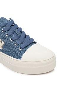 DKNY Trampki York K3566352 Granatowy. Kolor: niebieski. Materiał: materiał