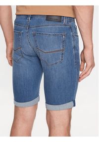 Pierre Cardin Szorty jeansowe 34520/000/8065 Niebieski Regular Fit. Kolor: niebieski. Materiał: bawełna