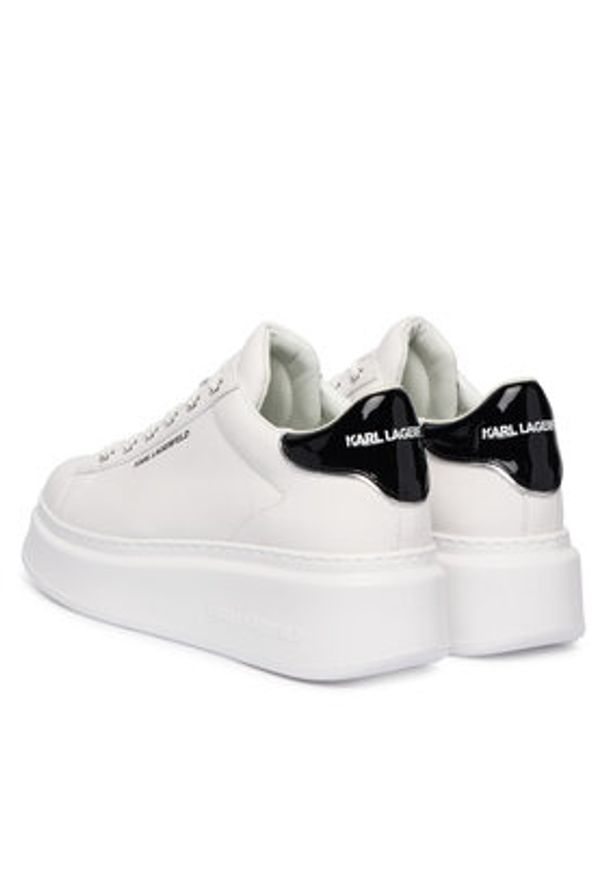 Karl Lagerfeld - KARL LAGERFELD Sneakersy Anakapri KL63516 Biały. Kolor: biały. Materiał: skóra