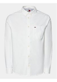 Tommy Jeans Koszula Oxford DM0DM18335 Biały Regular Fit. Kolor: biały. Materiał: bawełna #5