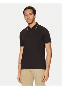 Calvin Klein Polo K10K114130 Czarny Regular Fit. Typ kołnierza: polo. Kolor: czarny. Materiał: bawełna