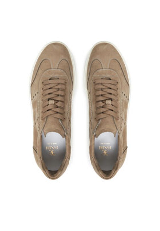 Fabi Sneakersy FU0261 Brązowy. Kolor: brązowy. Materiał: skóra