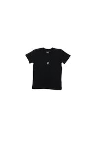 LEONE 1947 APPAREL - T-shirt dziecięcy z krótkim rękawem i opaską New Tape. Kolor: czarny. Długość rękawa: krótki rękaw. Długość: krótkie. Sport: joga i pilates